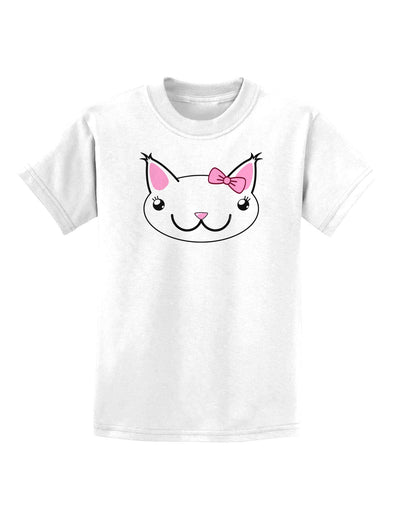 Kyu-T Head - Day Kawaia the Cute Girl Critter Childrens T-Shirt-Childrens T-Shirt-TooLoud-White-X-Small-Davson Sales