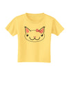 Kyu-T Head - Day Kawaia the Cute Girl Critter Toddler T-Shirt-Toddler T-Shirt-TooLoud-Daffodil-Yellow-2T-Davson Sales