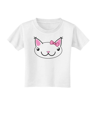 Kyu-T Head - Day Kawaia the Cute Girl Critter Toddler T-Shirt-Toddler T-Shirt-TooLoud-White-2T-Davson Sales