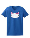 Kyu-T Head - Day Kawaia the Cute Girl Critter Womens Dark T-Shirt-TooLoud-Royal-Blue-X-Small-Davson Sales