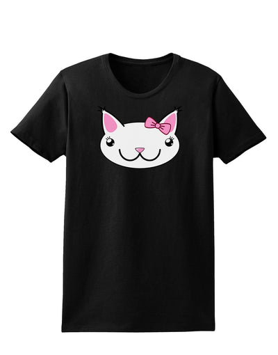 Kyu-T Head - Day Kawaia the Cute Girl Critter Womens Dark T-Shirt-TooLoud-Black-X-Small-Davson Sales