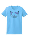 Kyu-T Head - Day Kawaia the Cute Girl Critter Womens T-Shirt-Womens T-Shirt-TooLoud-Aquatic-Blue-X-Small-Davson Sales