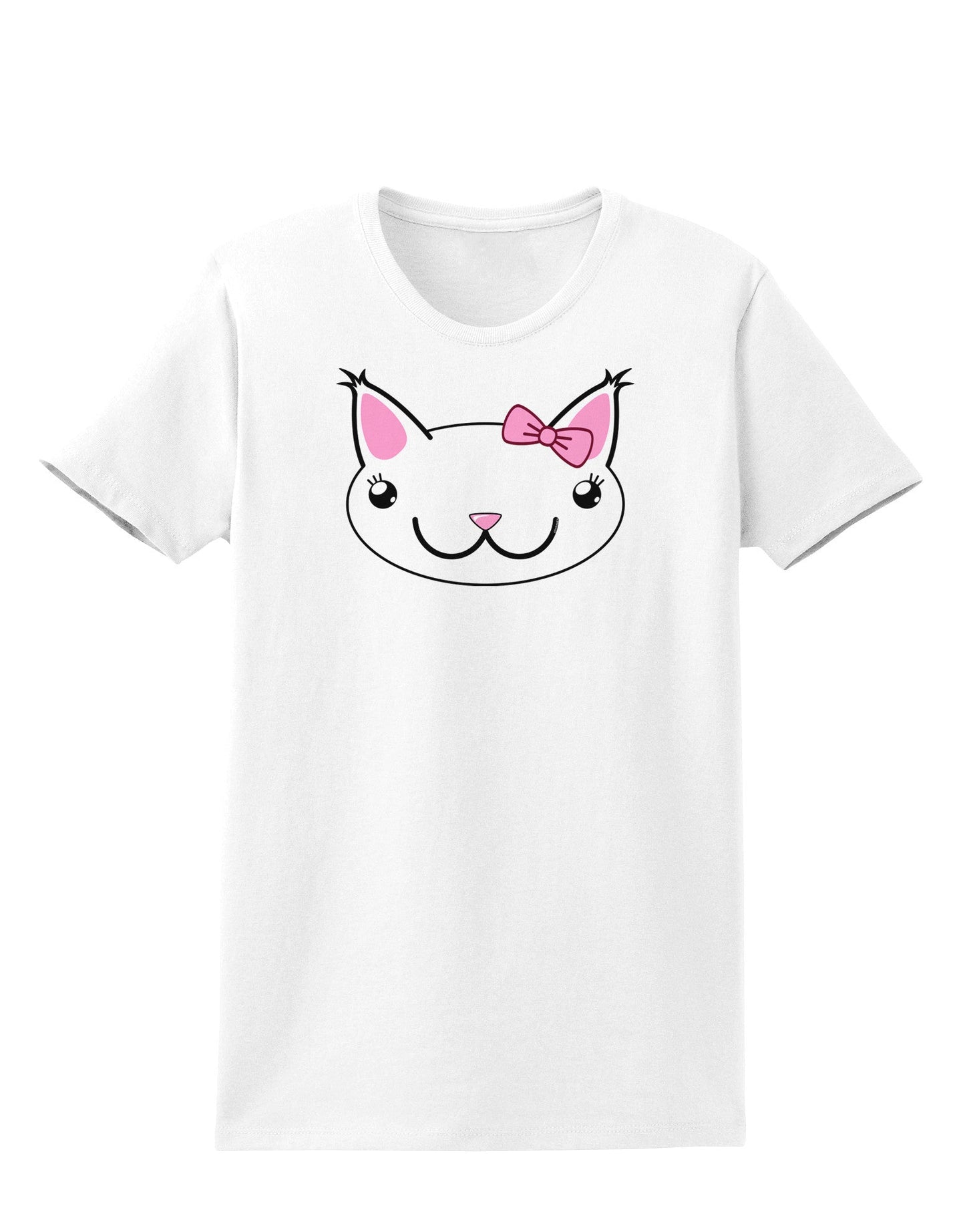 Kyu-T Head - Day Kawaia the Cute Girl Critter Womens T-Shirt-Womens T-Shirt-TooLoud-White-X-Small-Davson Sales