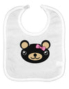 Kyu-T Head - Night Beartholomea Girl Teddy Bear Baby Bib