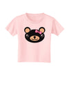 Kyu-T Head - Night Beartholomea Girl Teddy Bear Toddler T-Shirt-Toddler T-Shirt-TooLoud-Light-Pink-2T-Davson Sales