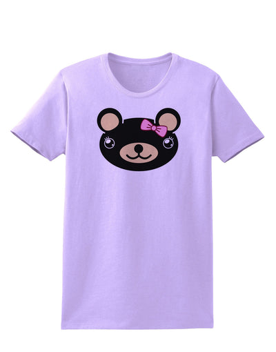 Kyu-T Head - Night Beartholomea Girl Teddy Bear Womens T-Shirt-Womens T-Shirt-TooLoud-Lavender-X-Small-Davson Sales