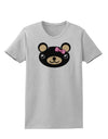 Kyu-T Head - Night Beartholomea Girl Teddy Bear Womens T-Shirt-Womens T-Shirt-TooLoud-AshGray-X-Small-Davson Sales