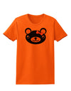 Kyu-T Head - Night Beartholomea Girl Teddy Bear Womens T-Shirt-Womens T-Shirt-TooLoud-Orange-X-Small-Davson Sales