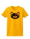 Kyu-T Head - Night Beartholomea Girl Teddy Bear Womens T-Shirt-Womens T-Shirt-TooLoud-Gold-X-Small-Davson Sales