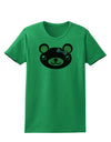 Kyu-T Head - Night Beartholomea Girl Teddy Bear Womens T-Shirt-Womens T-Shirt-TooLoud-Kelly-Green-X-Small-Davson Sales