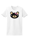 Kyu-T Head - Night Beartholomea Girl Teddy Bear Womens T-Shirt-Womens T-Shirt-TooLoud-White-X-Small-Davson Sales