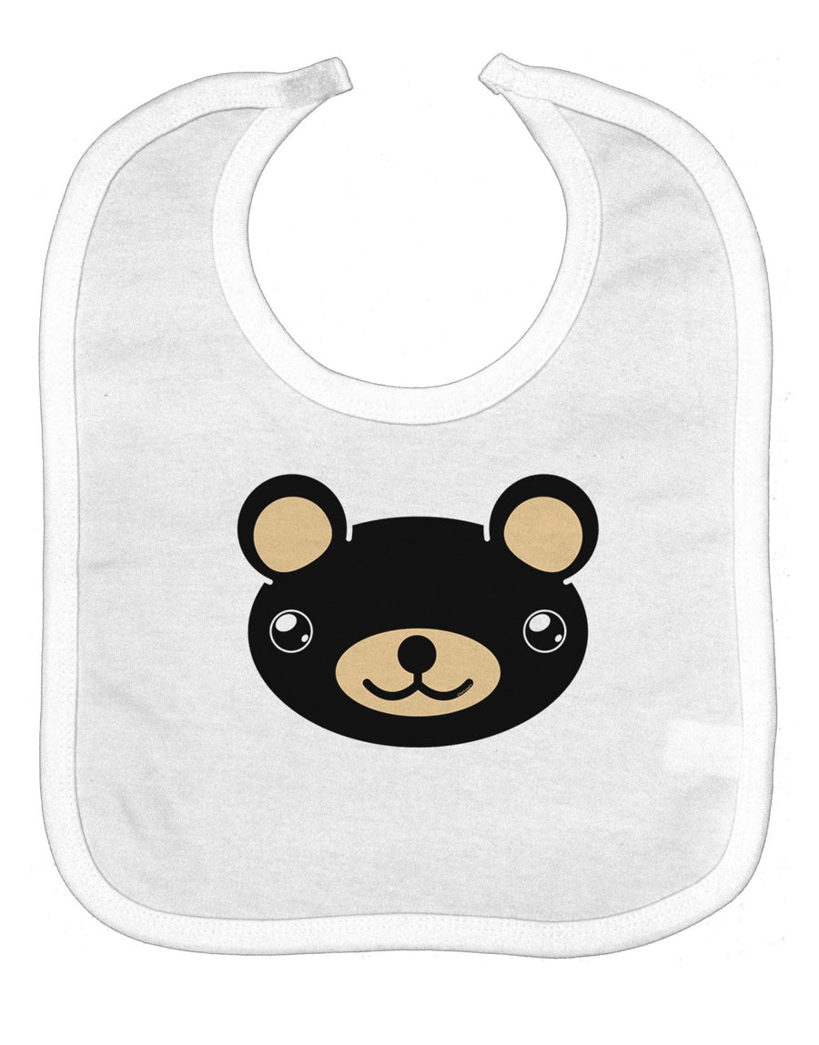 Kyu-T Head - Night Beartholomew Teddy Bear Baby Bib