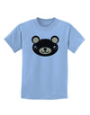 Kyu-T Head - Night Beartholomew Teddy Bear Childrens T-Shirt-Childrens T-Shirt-TooLoud-Light-Blue-X-Small-Davson Sales