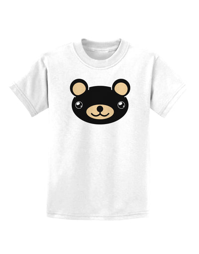 Kyu-T Head - Night Beartholomew Teddy Bear Childrens T-Shirt-Childrens T-Shirt-TooLoud-White-X-Small-Davson Sales