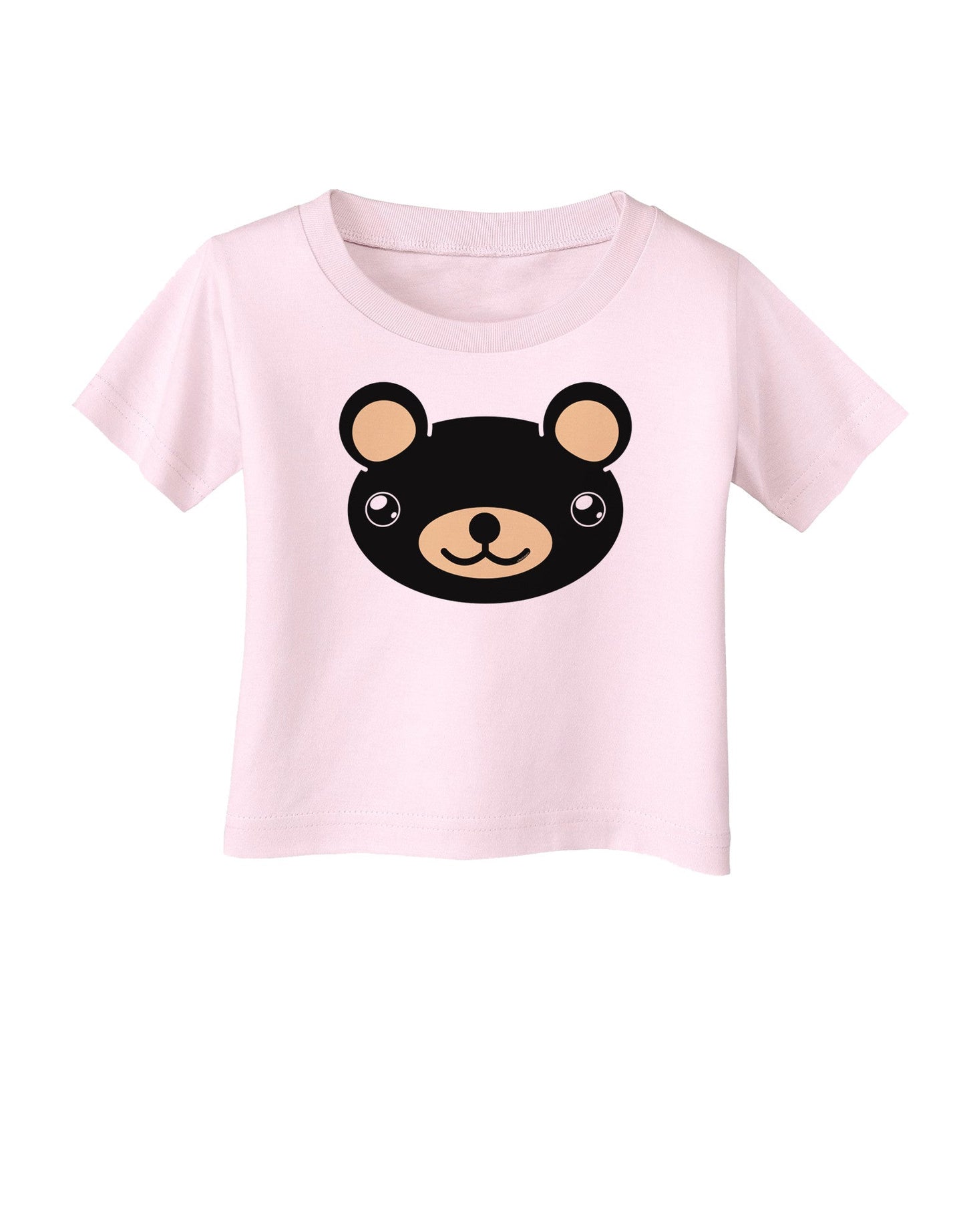 Kyu-T Head - Night Beartholomew Teddy Bear Infant T-Shirt-Infant T-Shirt-TooLoud-Light-Pink-06-Months-Davson Sales