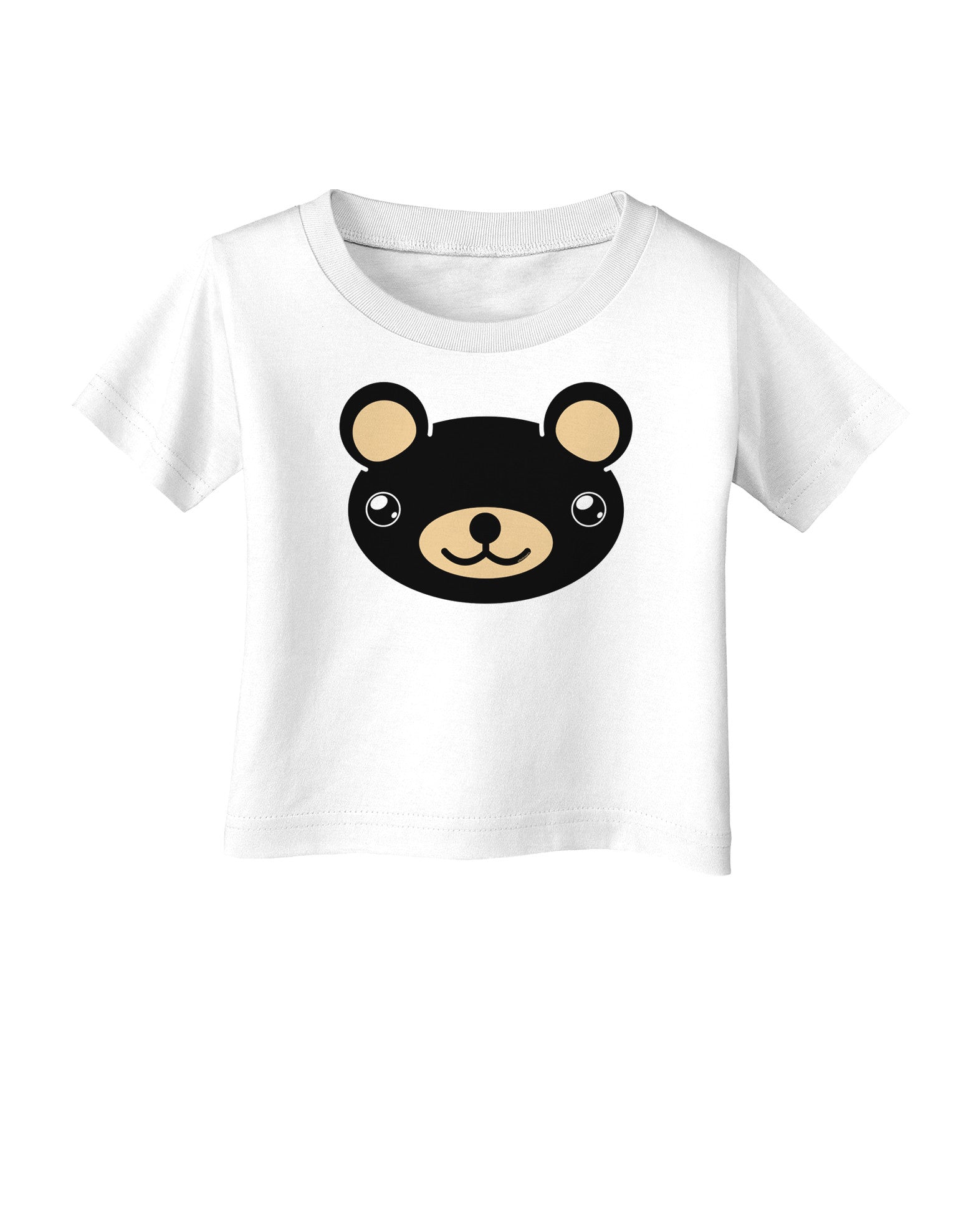 Kyu-T Head - Night Beartholomew Teddy Bear Infant T-Shirt-Infant T-Shirt-TooLoud-White-06-Months-Davson Sales