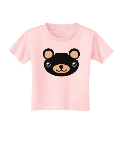 Kyu-T Head - Night Beartholomew Teddy Bear Toddler T-Shirt-Toddler T-Shirt-TooLoud-Light-Pink-2T-Davson Sales