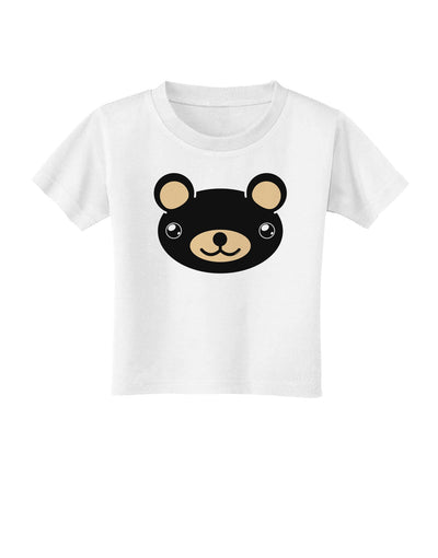 Kyu-T Head - Night Beartholomew Teddy Bear Toddler T-Shirt-Toddler T-Shirt-TooLoud-White-2T-Davson Sales