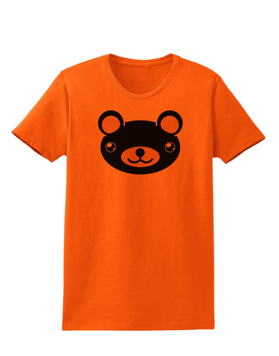 Kyu-T Head - Night Beartholomew Teddy Bear Womens T-Shirt-Womens T-Shirt-TooLoud-Orange-X-Small-Davson Sales