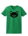 Kyu-T Head - Night Beartholomew Teddy Bear Womens T-Shirt-Womens T-Shirt-TooLoud-Kelly-Green-X-Small-Davson Sales