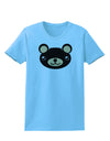 Kyu-T Head - Night Beartholomew Teddy Bear Womens T-Shirt-Womens T-Shirt-TooLoud-Aquatic-Blue-X-Small-Davson Sales