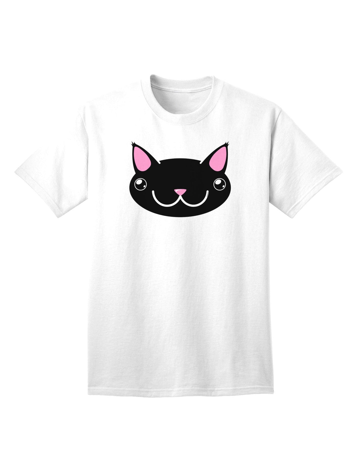 Kyu-T Head - Night Kawa: Premium Adult T-Shirt Featuring Adorable Critter Design-Mens T-shirts-TooLoud-White-Small-Davson Sales
