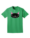 Kyu-T Head - Night Kawa the Cute Critter Adult Dark T-Shirt-Mens T-Shirt-TooLoud-Kelly-Green-Small-Davson Sales