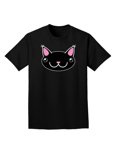 Kyu-T Head - Night Kawa the Cute Critter Adult Dark T-Shirt-Mens T-Shirt-TooLoud-Black-Small-Davson Sales