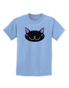 Kyu-T Head - Night Kawa the Cute Critter Childrens T-Shirt-Childrens T-Shirt-TooLoud-Light-Blue-X-Small-Davson Sales