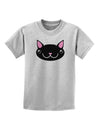 Kyu-T Head - Night Kawa the Cute Critter Childrens T-Shirt-Childrens T-Shirt-TooLoud-AshGray-X-Small-Davson Sales