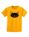 Kyu-T Head - Night Kawa the Cute Critter Childrens T-Shirt-Childrens T-Shirt-TooLoud-Gold-X-Small-Davson Sales