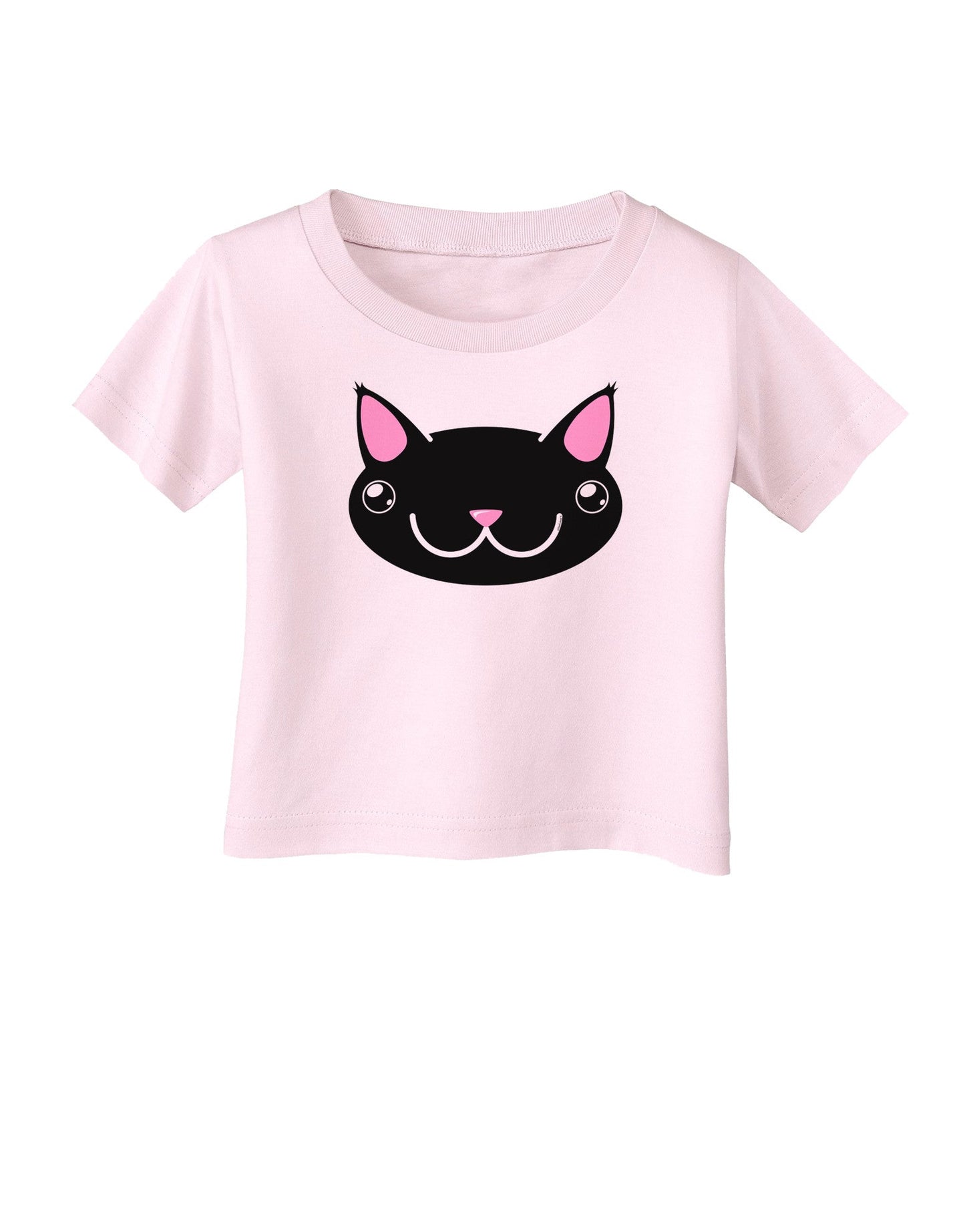 Kyu-T Head - Night Kawa the Cute Critter Infant T-Shirt-Infant T-Shirt-TooLoud-Light-Pink-06-Months-Davson Sales