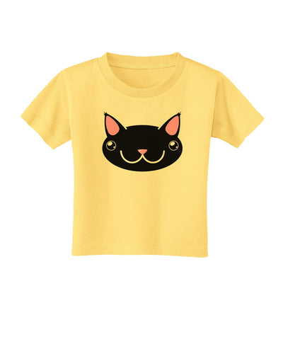 Kyu-T Head - Night Kawa the Cute Critter Toddler T-Shirt-Toddler T-Shirt-TooLoud-Daffodil-Yellow-2T-Davson Sales