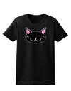 Kyu-T Head - Night Kawa the Cute Critter Womens Dark T-Shirt-TooLoud-Black-X-Small-Davson Sales