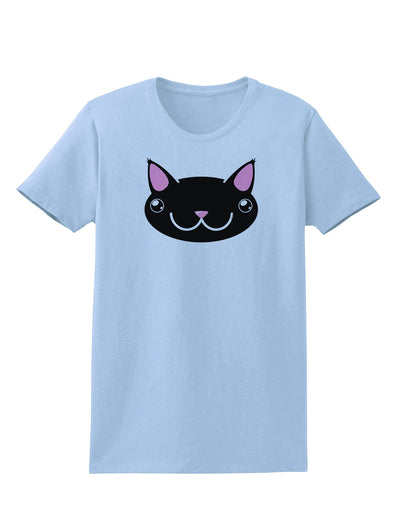 Kyu-T Head - Night Kawa the Cute Critter Womens T-Shirt-Womens T-Shirt-TooLoud-Light-Blue-X-Small-Davson Sales