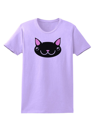 Kyu-T Head - Night Kawa the Cute Critter Womens T-Shirt-Womens T-Shirt-TooLoud-Lavender-X-Small-Davson Sales