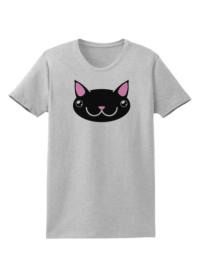 Kyu-T Head - Night Kawa the Cute Critter Womens T-Shirt-Womens T-Shirt-TooLoud-AshGray-X-Small-Davson Sales