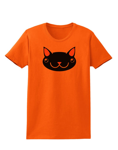 Kyu-T Head - Night Kawa the Cute Critter Womens T-Shirt-Womens T-Shirt-TooLoud-Orange-X-Small-Davson Sales