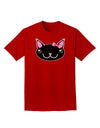 Kyu-T Head - Night Kawaia the Cute Girl Critter Adult Dark T-Shirt-Mens T-Shirt-TooLoud-Red-Small-Davson Sales