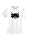 Kyu-T Head - Night Kawaia the Cute Girl Critter Childrens T-Shirt-Childrens T-Shirt-TooLoud-White-X-Small-Davson Sales