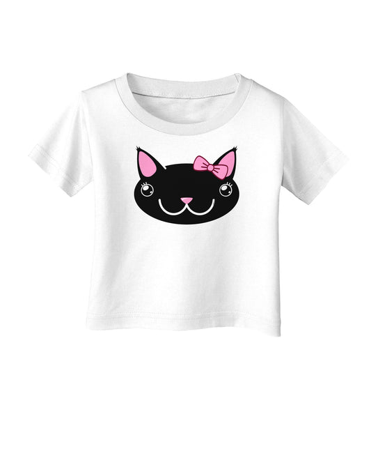 Kyu-T Head - Night Kawaia the Cute Girl Critter Infant T-Shirt-Infant T-Shirt-TooLoud-White-06-Months-Davson Sales