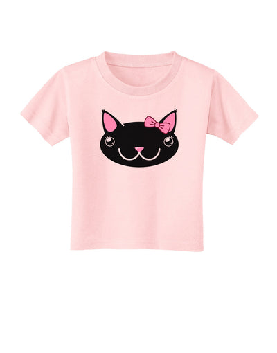 Kyu-T Head - Night Kawaia the Cute Girl Critter Toddler T-Shirt-Toddler T-Shirt-TooLoud-Light-Pink-2T-Davson Sales