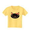 Kyu-T Head - Night Kawaia the Cute Girl Critter Toddler T-Shirt-Toddler T-Shirt-TooLoud-Daffodil-Yellow-2T-Davson Sales