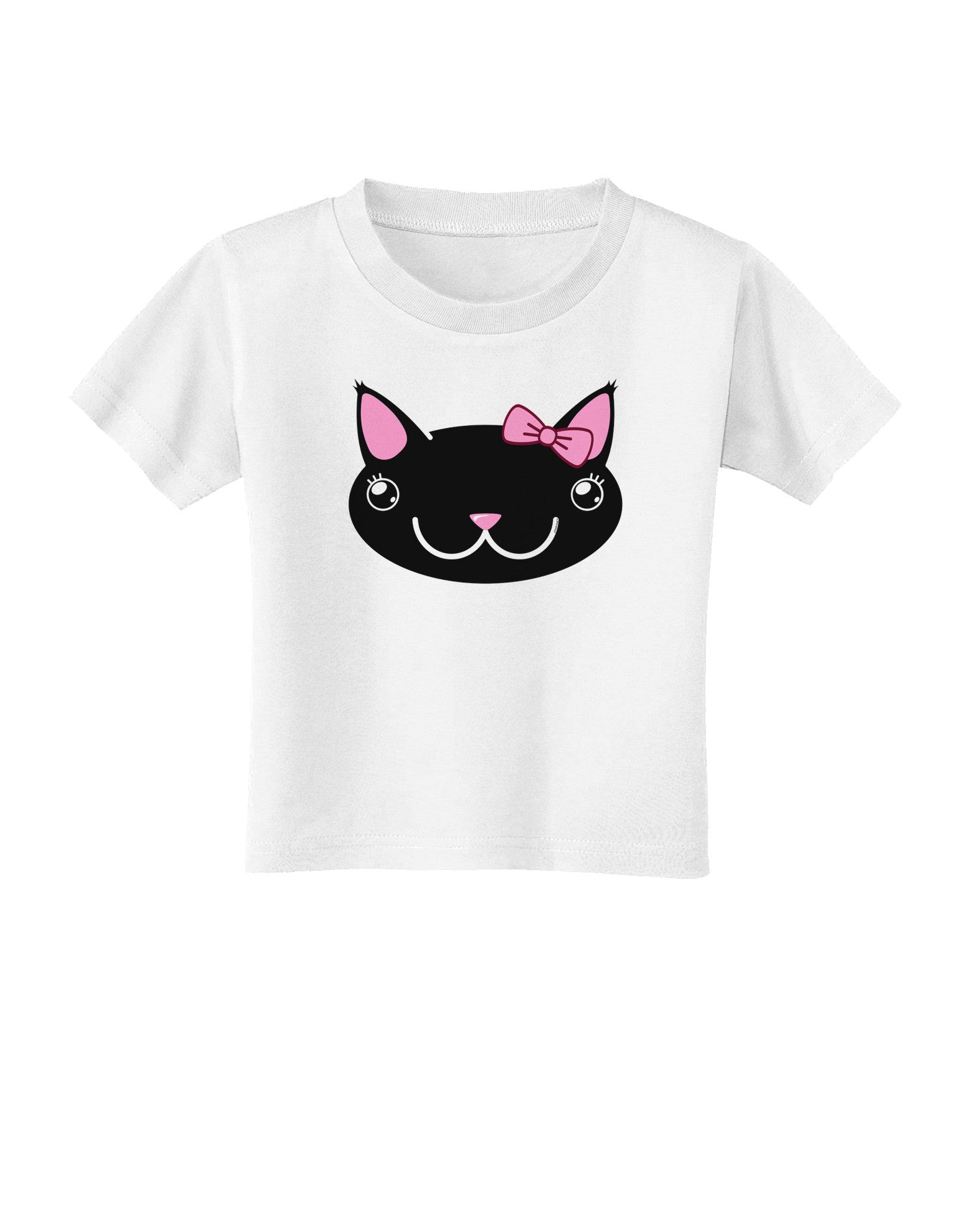 Kyu-T Head - Night Kawaia the Cute Girl Critter Toddler T-Shirt-Toddler T-Shirt-TooLoud-White-2T-Davson Sales