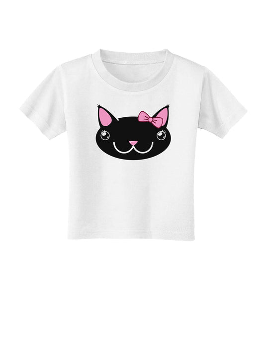 Kyu-T Head - Night Kawaia the Cute Girl Critter Toddler T-Shirt-Toddler T-Shirt-TooLoud-White-2T-Davson Sales