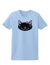 Kyu-T Head - Night Kawaia the Cute Girl Critter Womens T-Shirt-Womens T-Shirt-TooLoud-Light-Blue-X-Small-Davson Sales