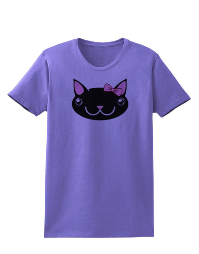 Kyu-T Head - Night Kawaia the Cute Girl Critter Womens T-Shirt-Womens T-Shirt-TooLoud-Violet-X-Small-Davson Sales