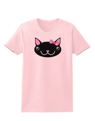 Kyu-T Head - Night Kawaia the Cute Girl Critter Womens T-Shirt-Womens T-Shirt-TooLoud-PalePink-X-Small-Davson Sales