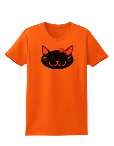 Kyu-T Head - Night Kawaia the Cute Girl Critter Womens T-Shirt-Womens T-Shirt-TooLoud-Orange-X-Small-Davson Sales