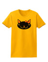 Kyu-T Head - Night Kawaia the Cute Girl Critter Womens T-Shirt-Womens T-Shirt-TooLoud-Gold-X-Small-Davson Sales